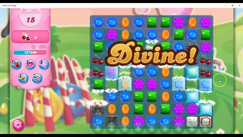 Candy Crush Level 4984 Talkthrough, 22 Moves 0 Boosters