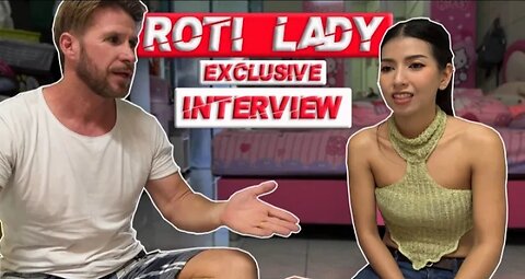 The roti lady morning prep and EXCLUSIVE interview - Thai street food