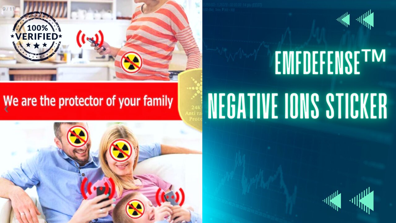 EMFDEFENSE™ Negative Ions Sticker