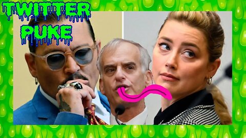 Twitter Puke Johnny Depp Amber Heard and Dr. Licker