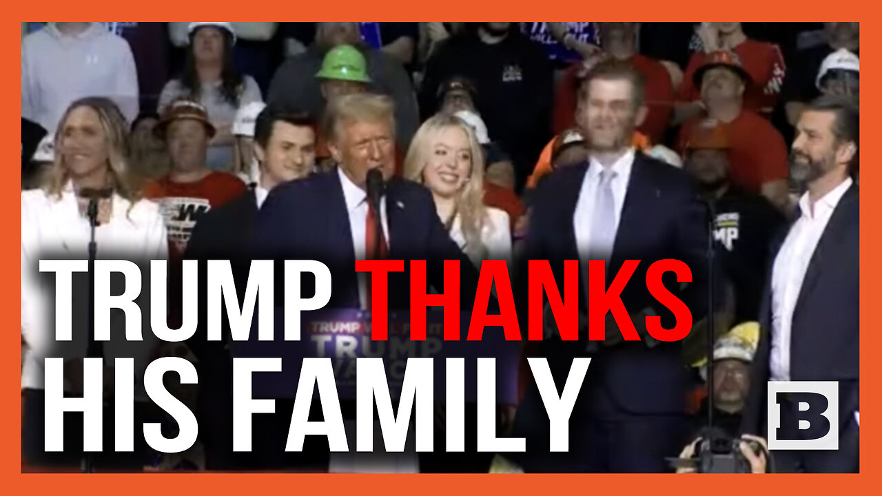 "They've Been with Me Right from the Beginning" — Trump Brings Children Onstage for Campaign Finish