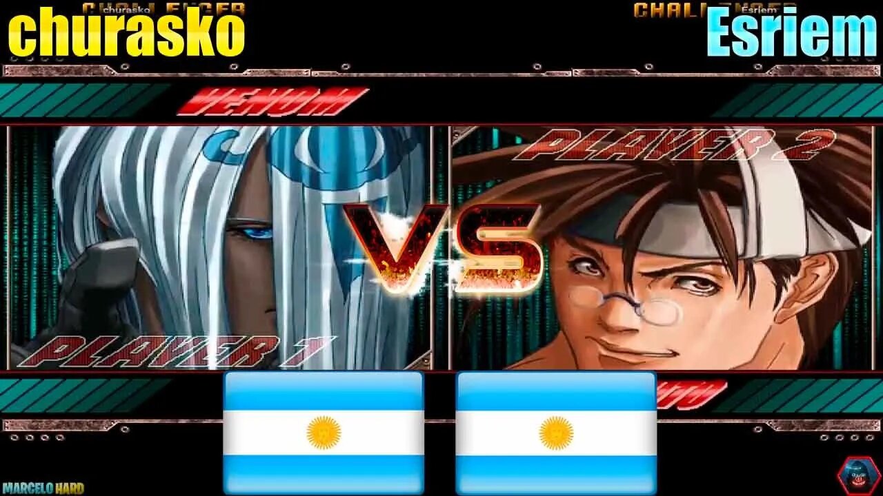 Guilty Gear XX Accent Core (churasko Vs. Esriem) [Argentina Vs. Argentina]