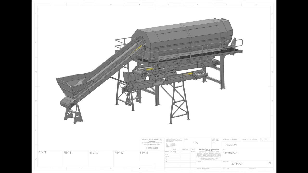 2013 M&K Used Trommel Screen For Sale