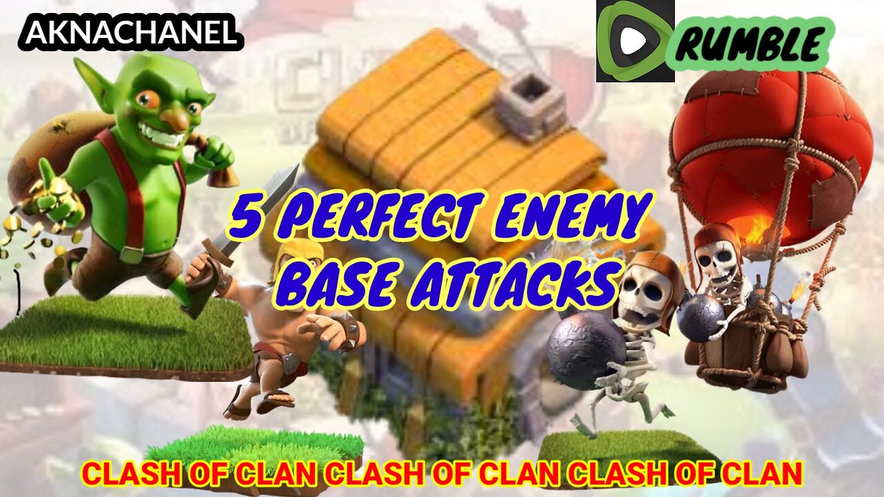 5 PERFECT ATTACKS // CLASH OF CLANS