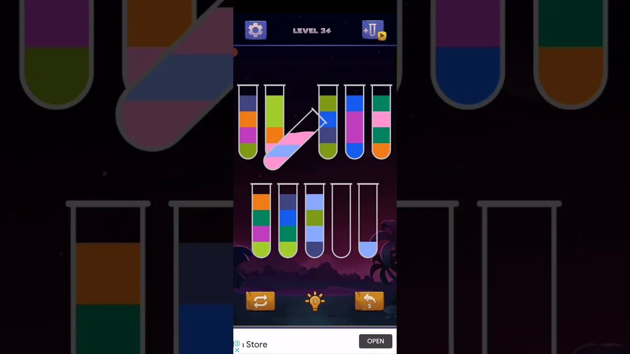 Water Sort Puzzle Level 34