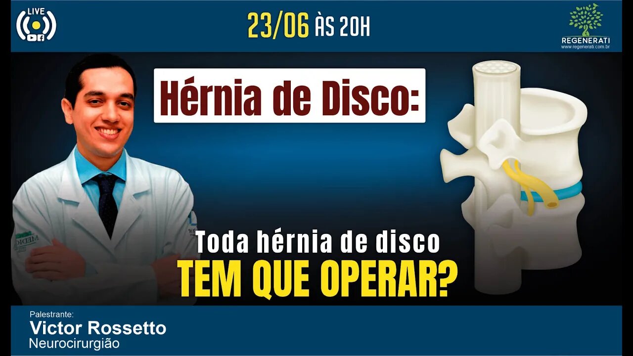 Toda Hérnia de Disco tem que operar?