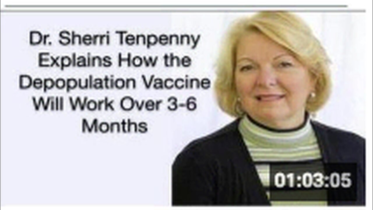 Exposed!! How the Depopulation mRNA Vaccines will start working in 3-6 months! DR. SHERRI TENPENNY