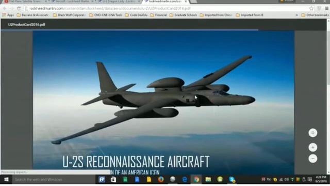 The New Upgraded Satellite System Reconnaissance Aircraft