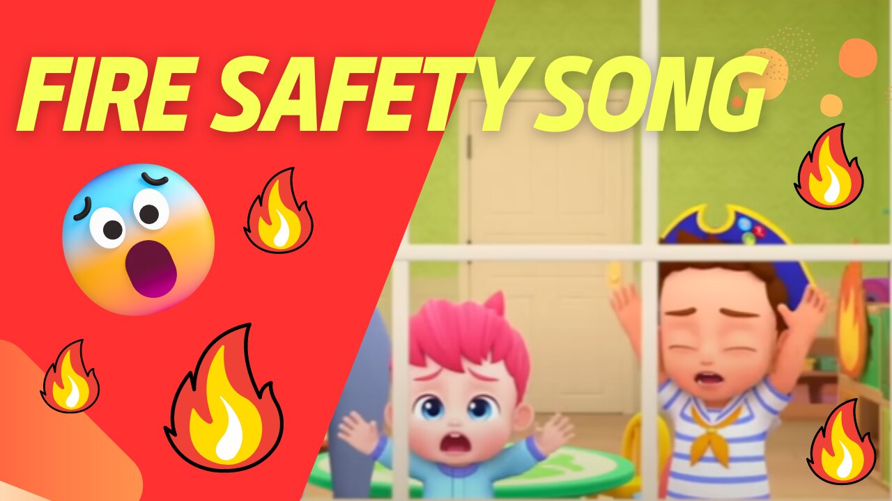 Fire Safety Song | Baby Cartoons | Bebe Educational Cartoon | Kid Cartoons