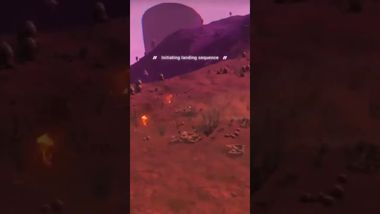 B Class Sentinel on a Purple planet.