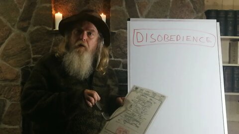 494 DEFINITION OF THE WORD: DISOBEDIENCE