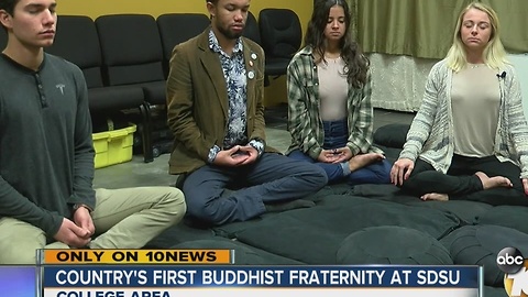 Country's first Buddhist fraternity at SDSU