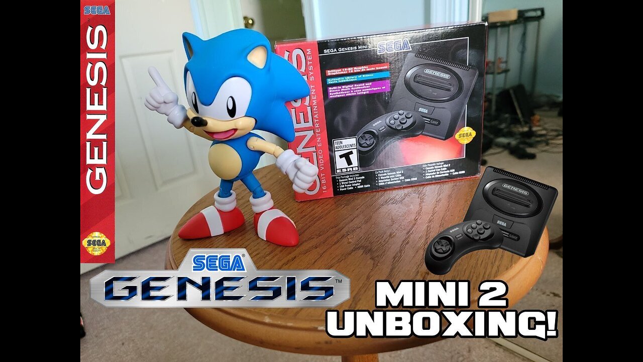 🎅🎁🎄 Sega Genesis Mini 2 - Unboxing and Game List 🎄🎁🎅 😎Benjamillion