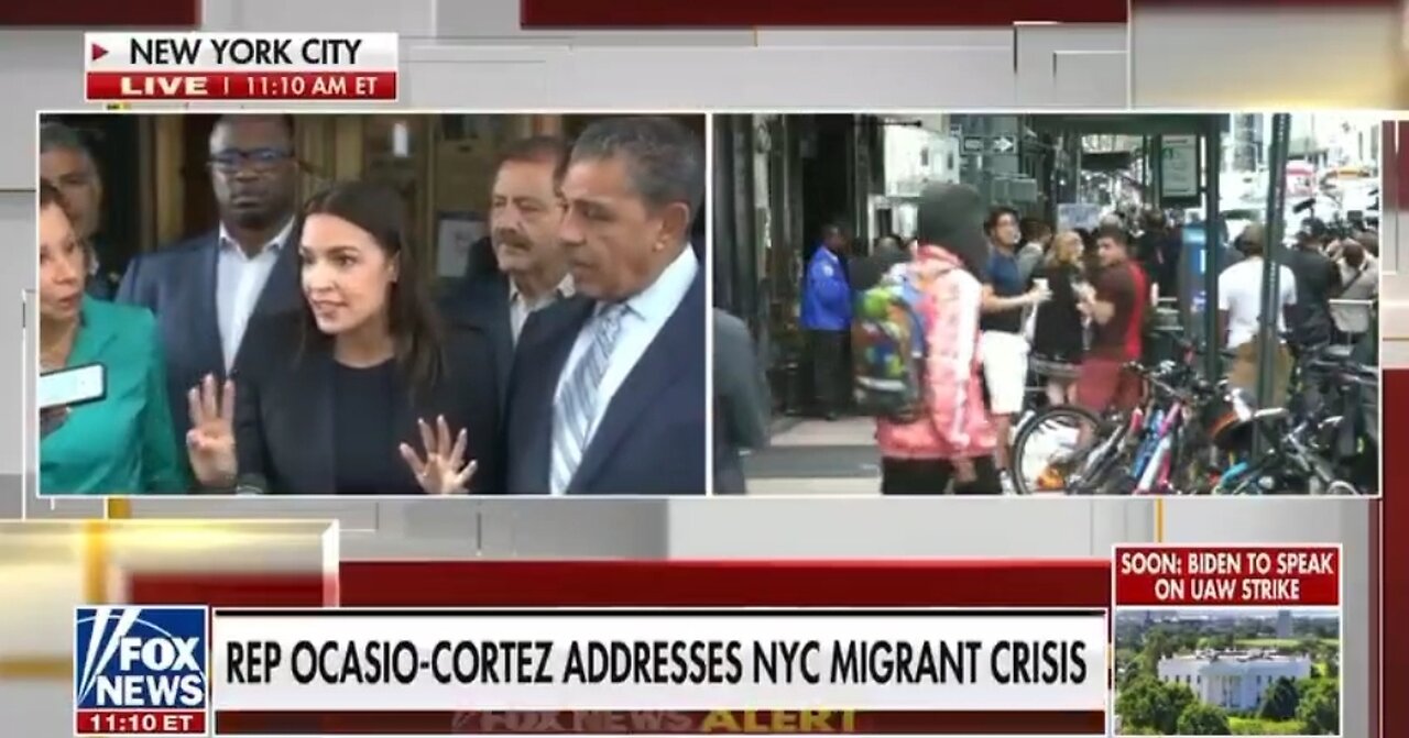 AOC: Fix The Influx Of Illegals With More Govt Spending & Giving Them Jobs