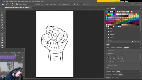 Working on hand animation