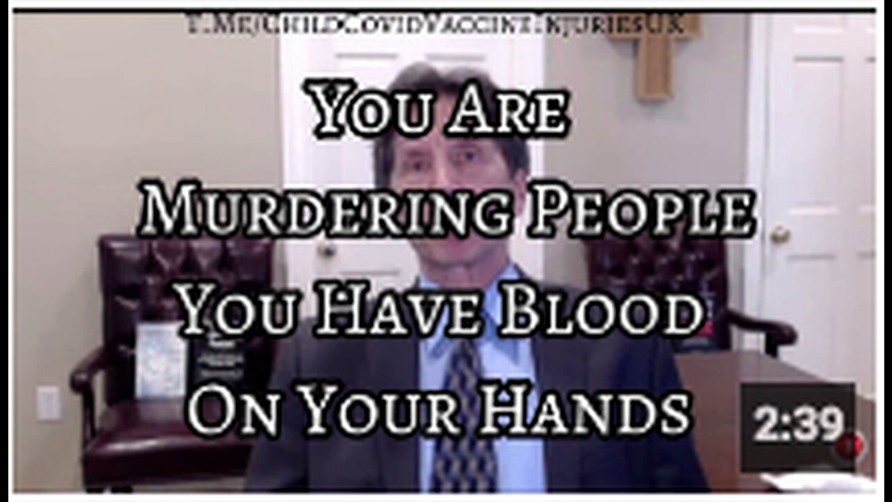 You Are Murdering People; You Have A Lot Of Blood On Your Hands