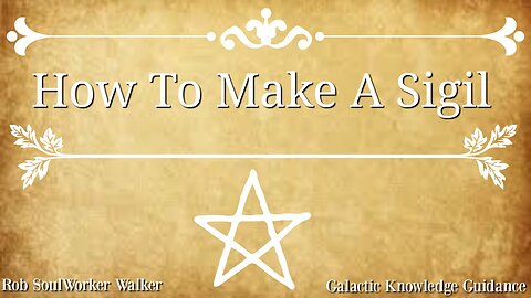 How To Make A Sigil