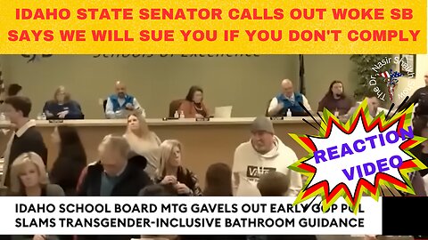 State Senator Tells Woke School Board They Are Not Complying With the Law- They Cancel the Meeting