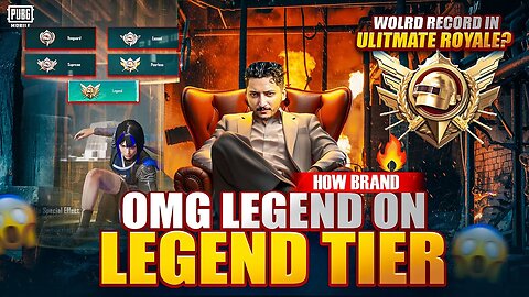 Omg 😱 Legend Tier In Ultimate Royal | Boss ❌ King ❌ Legend ✅ | Pubg Mobile | How Brand