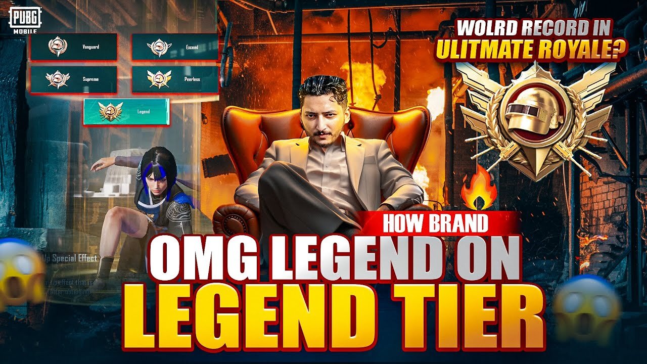 Omg 😱 Legend Tier In Ultimate Royal | Boss ❌ King ❌ Legend ✅ | Pubg Mobile | How Brand