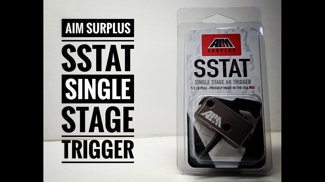 Aim Surplus SSTAT Single Stage Trigger Install Rumble Exclusive