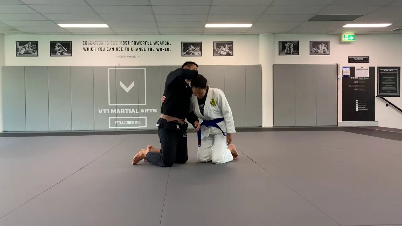 Jiu Jitsu - Arm in Guillotine Drill Pt.2