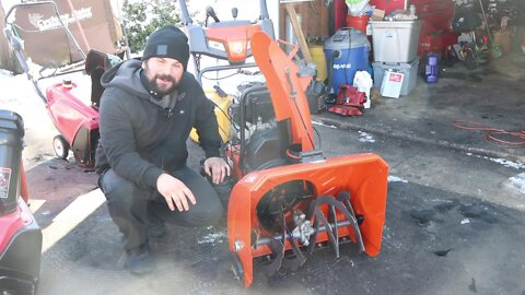 Husqvarna Snow Blower Doesn't Blow Snow: Augers Spin But NOT The Impeller HOW TO FIX!