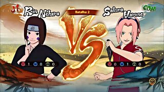 Rin Nohara VS Sakura Haruno - Naruto Shippuden: Ultimate Ninja Storm 4 Gameplay PT-BR