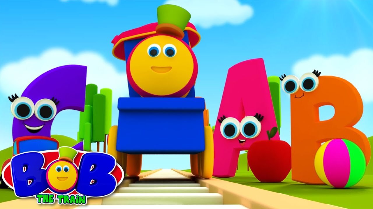 Bob The Train | Nursery Rhymes From KidswordTV | Bob the train Cartoon Videos For Kids