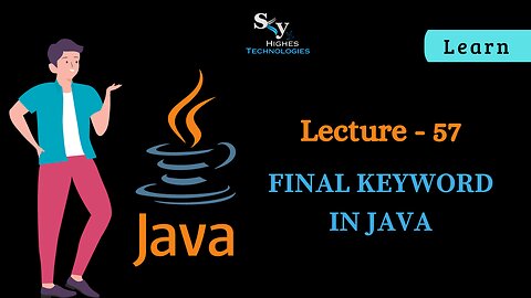 #57 Final keyword in java