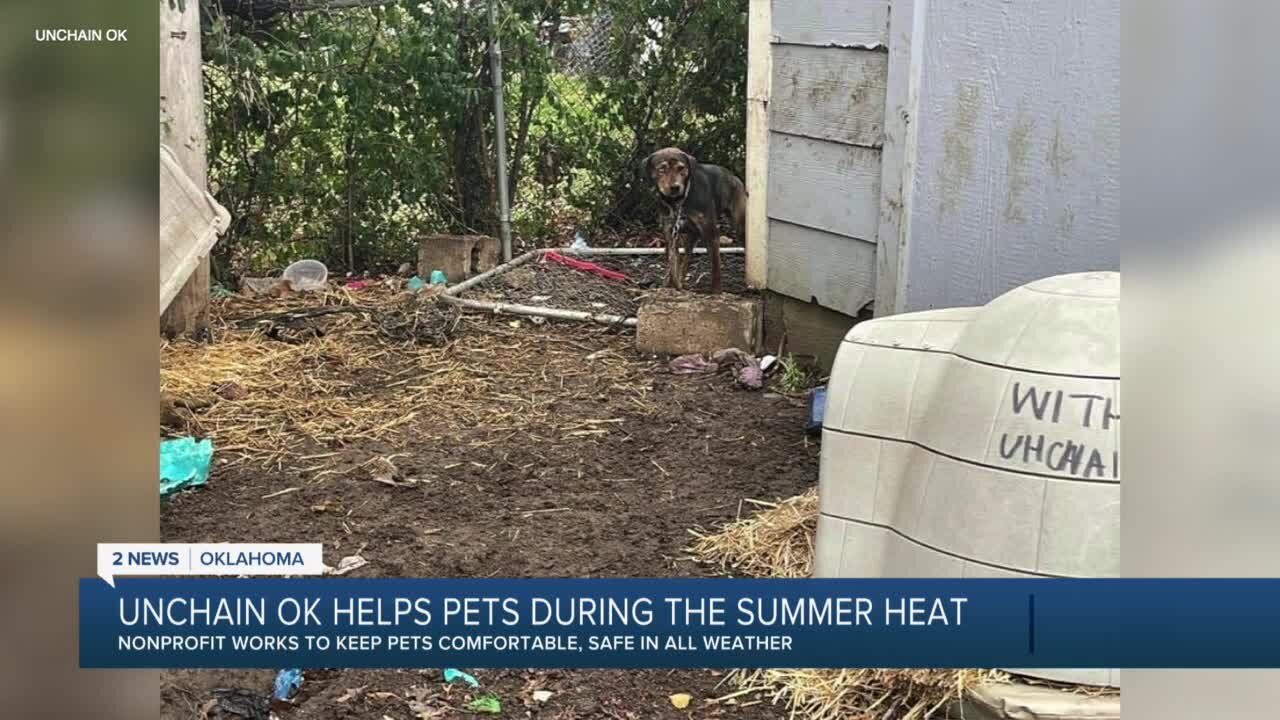 Unchain OK works to help outdoor pets, free chained dogs