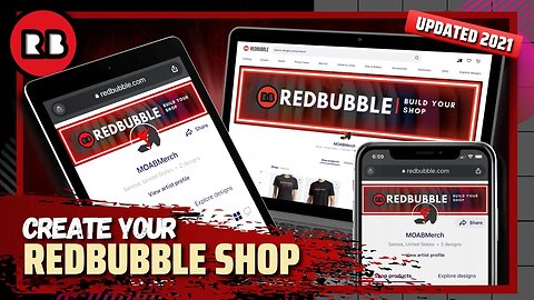 How To Set Up Your Redbubble Shop | Redbubble Tutorial