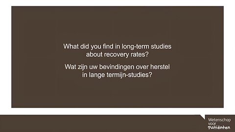 What did you find in long-term studies about recovery rates? - Leonard Jason (Psychologist)