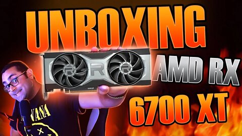 UNBOXING - AMD RX 6700 XT P/ Minerar Ethereum