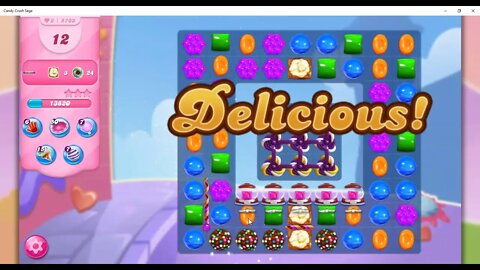 Candy Crush Level 5763 Talkthrough, 25 Moves 0 Boosters