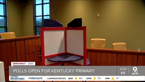 Polls are open in Kentucky's primary election