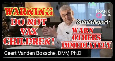 ⚫V978. Do NOT VAXX Your Children! TELL OTHERS IMMEDIATELY‼️