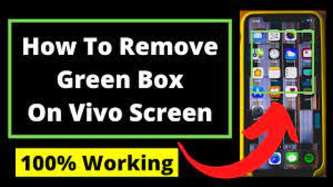 How to remove the green box problem or turn off talkback All smart phone android solution