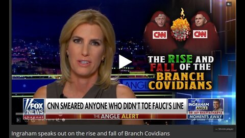 ⏩ Laura Ingraham's revenge on CNN & the Fauci Branch Covidians ! ⏪