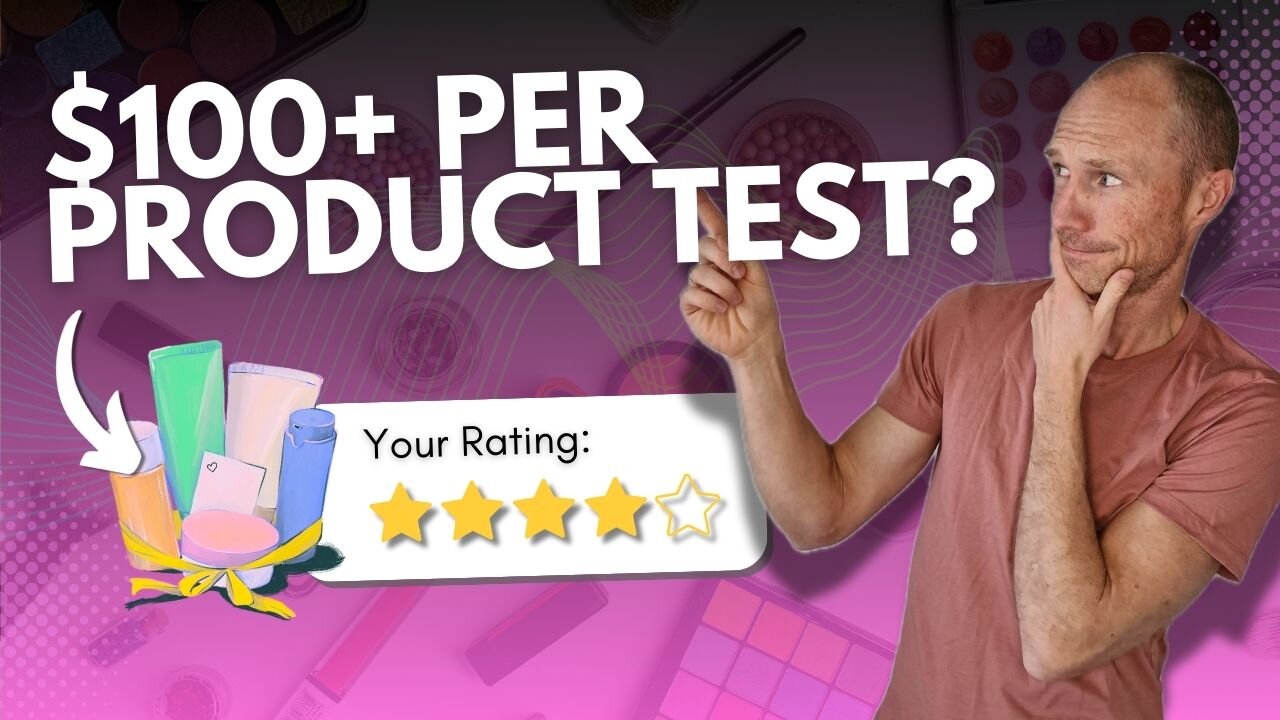 Up to $100+ Per Test by Testing Beauty Products (ThePinkPanel Review)
