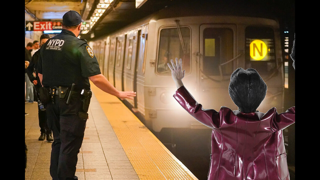Always look both ways before stealing a purse