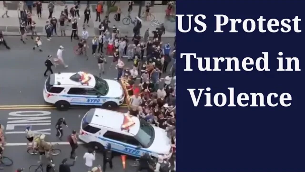 USA Protest Turned in Violence Police Brutality Hit People's