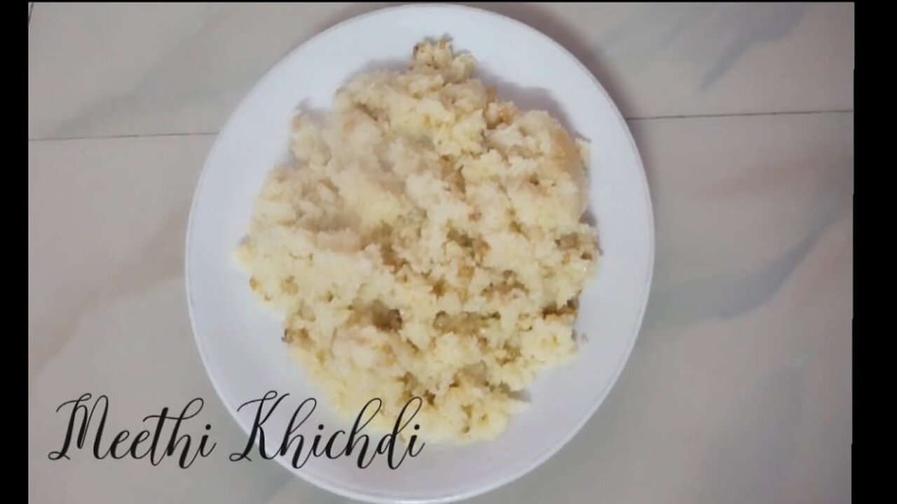 HOW TO MAKE MEETHI KHICHDI | HOMEMADE | FOOD COURT