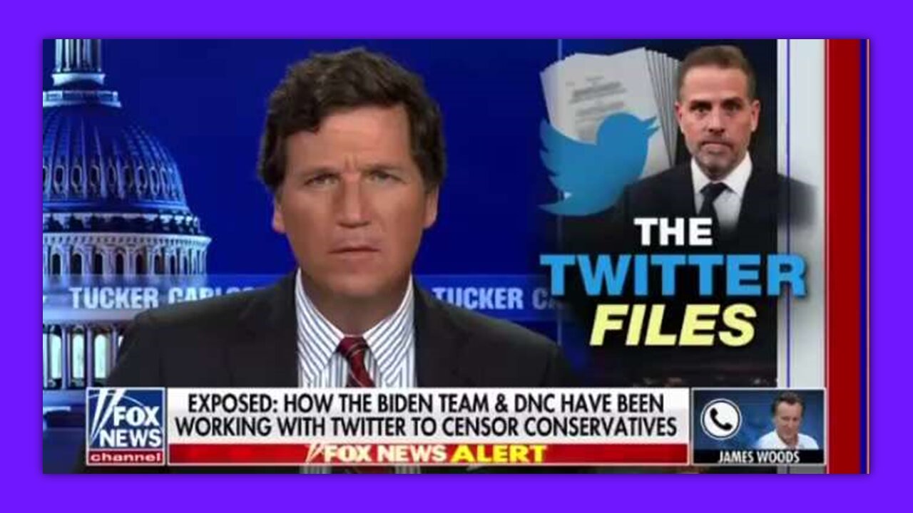 TUCKER - JAMES WOODS ON RELEASE OF TWITTER FILES "VERMIN"