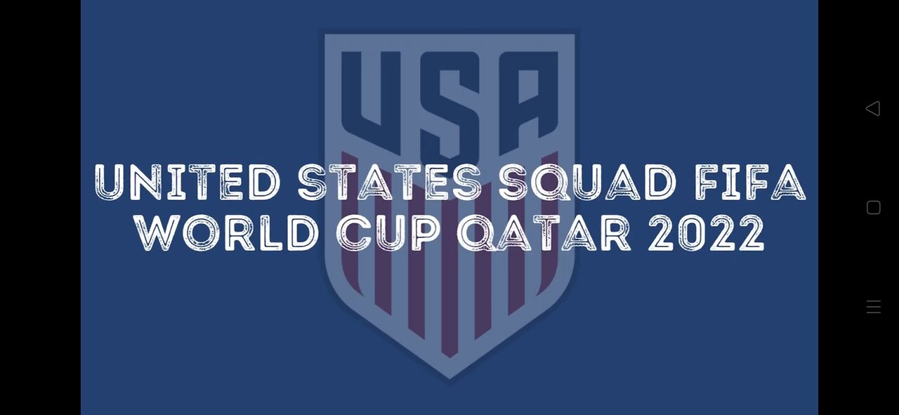 United State Squad FIFA World Cup 2022 Qatar | USMNT World Cup Squad Qatar 2022