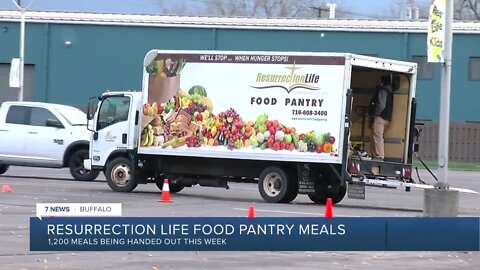 Resurrection Life Food Pantry begins Thanksgiving meal distribution