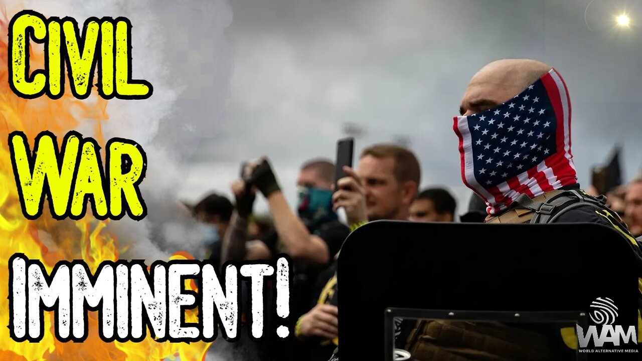 CIVIL WAR IMMINENT! - Get Ready Now! - Globalists Want Order Out Of CHAOS For The Great Reset!