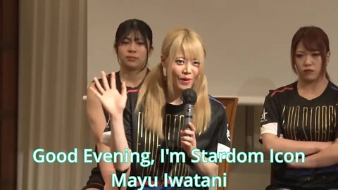 Mayu Iwatani 5 ★ Star Press Conference Translation