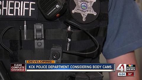 KCKPD requesting body cameras, but not sure on policies