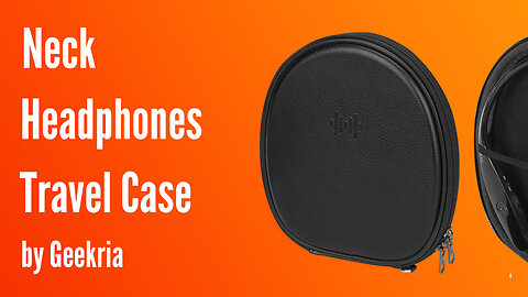 Neck On-Ear Headphones Travel Case, Hard Shell Headset Carrying Case | Geekria